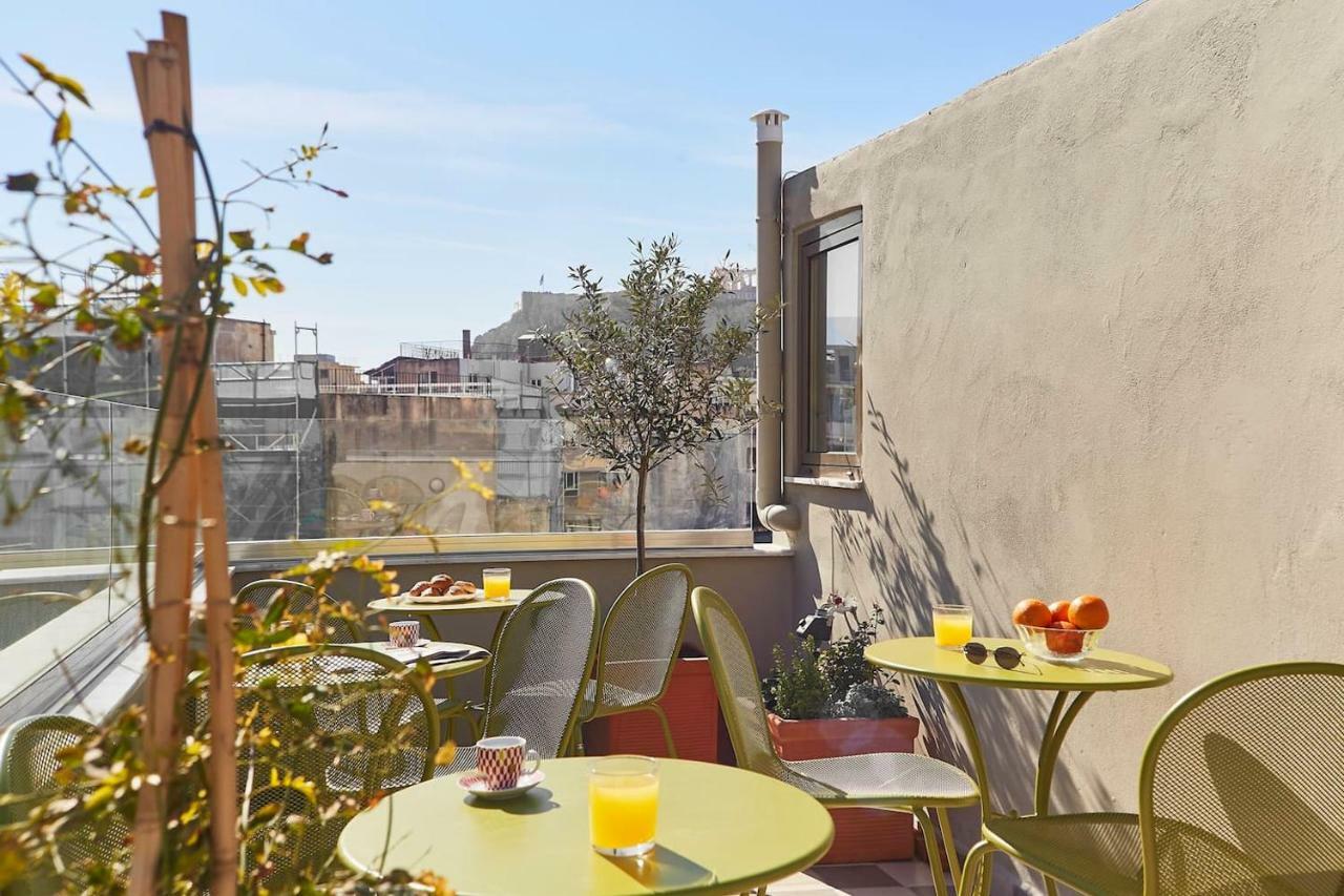 Spacious Suite W. Huge Balcony + Acropolis View Athena Bagian luar foto