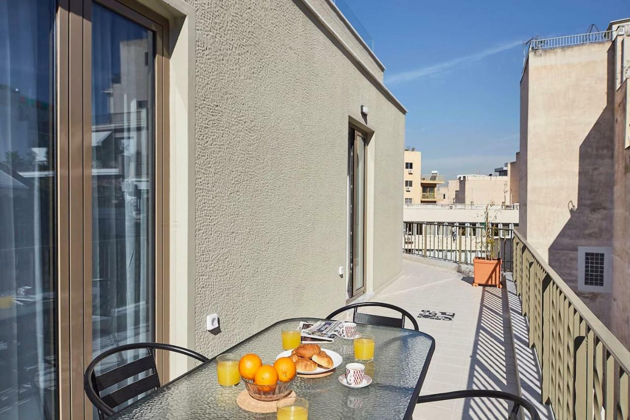 Spacious Suite W. Huge Balcony + Acropolis View Athena Bagian luar foto